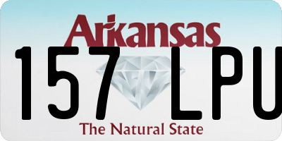 AR license plate 157LPU
