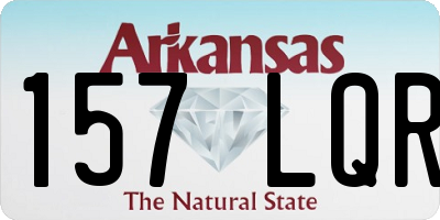 AR license plate 157LQR
