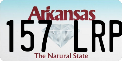 AR license plate 157LRP