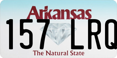 AR license plate 157LRQ