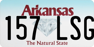 AR license plate 157LSG