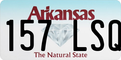 AR license plate 157LSQ