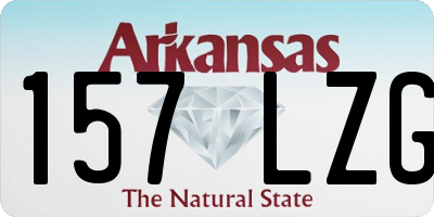 AR license plate 157LZG