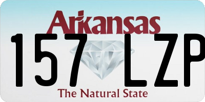 AR license plate 157LZP