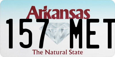 AR license plate 157MET