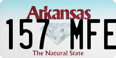 AR license plate 157MFE