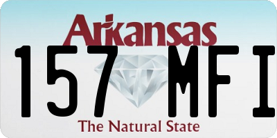 AR license plate 157MFI