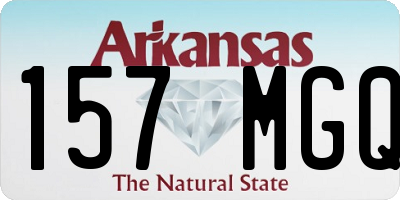 AR license plate 157MGQ