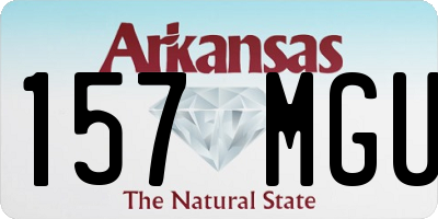 AR license plate 157MGU