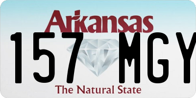 AR license plate 157MGY