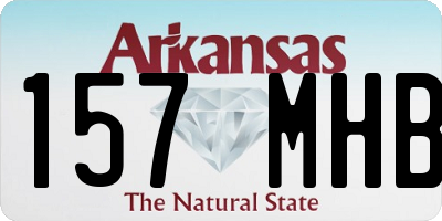 AR license plate 157MHB