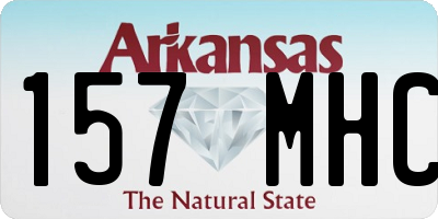 AR license plate 157MHC