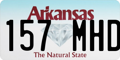 AR license plate 157MHD