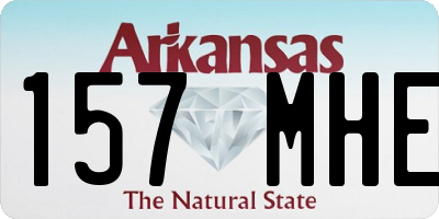 AR license plate 157MHE