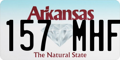 AR license plate 157MHF