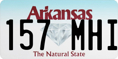 AR license plate 157MHI