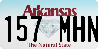 AR license plate 157MHN