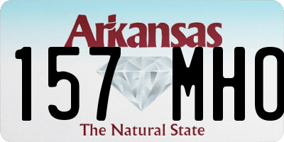 AR license plate 157MHO
