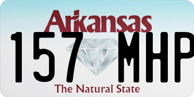 AR license plate 157MHP