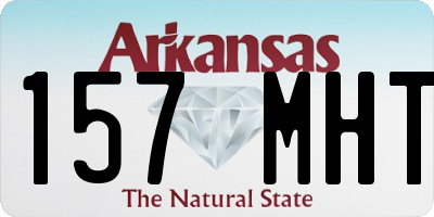 AR license plate 157MHT