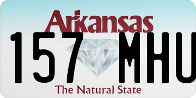 AR license plate 157MHU
