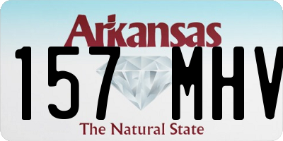AR license plate 157MHV