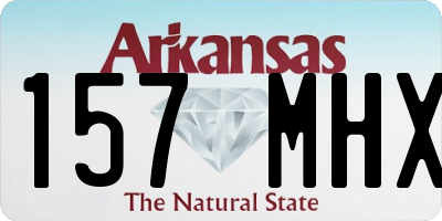 AR license plate 157MHX