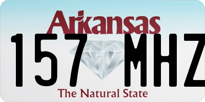 AR license plate 157MHZ