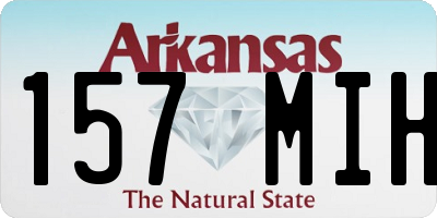 AR license plate 157MIH
