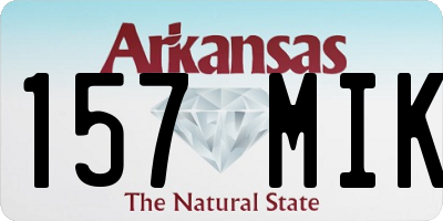AR license plate 157MIK