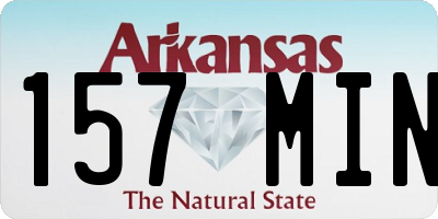 AR license plate 157MIN