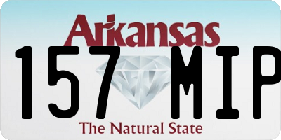 AR license plate 157MIP