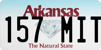 AR license plate 157MIT