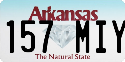 AR license plate 157MIY