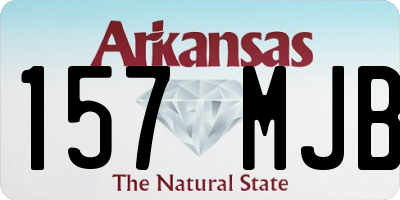 AR license plate 157MJB