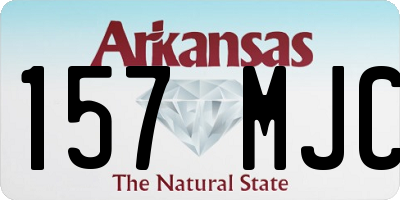 AR license plate 157MJC