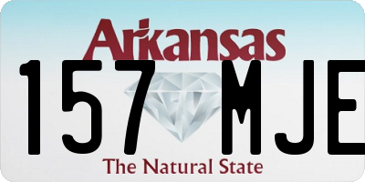 AR license plate 157MJE