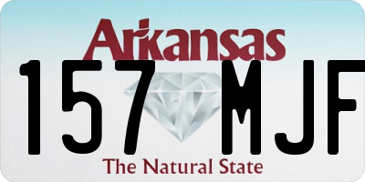 AR license plate 157MJF