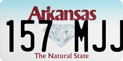 AR license plate 157MJJ