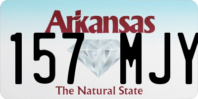 AR license plate 157MJY