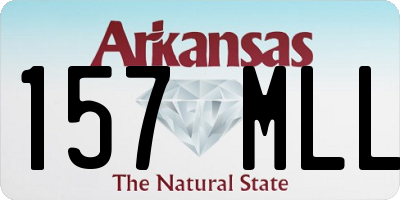 AR license plate 157MLL