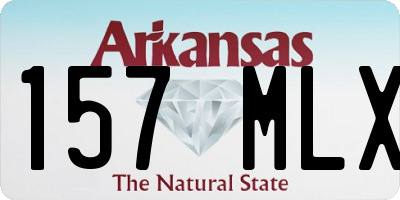 AR license plate 157MLX