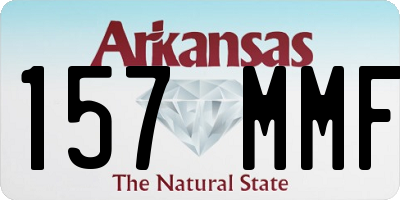 AR license plate 157MMF