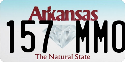 AR license plate 157MMO