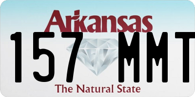 AR license plate 157MMT