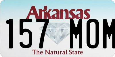 AR license plate 157MOM