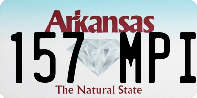AR license plate 157MPI
