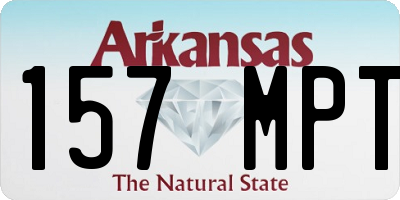 AR license plate 157MPT