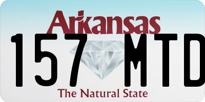 AR license plate 157MTD