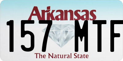 AR license plate 157MTF